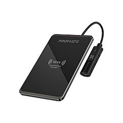 Бездротовий зарядний пристрій Promate AuraCard-15W Black (auracard-15w.black)