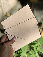 Подарунковий конверт С6 із перламутрового паперу Металік нюд