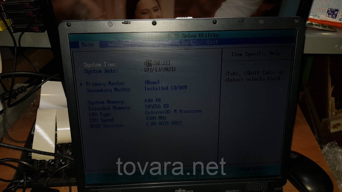 Ноутбук Fujitsu-Siemens AMILO Pro V2010-x No 21130757