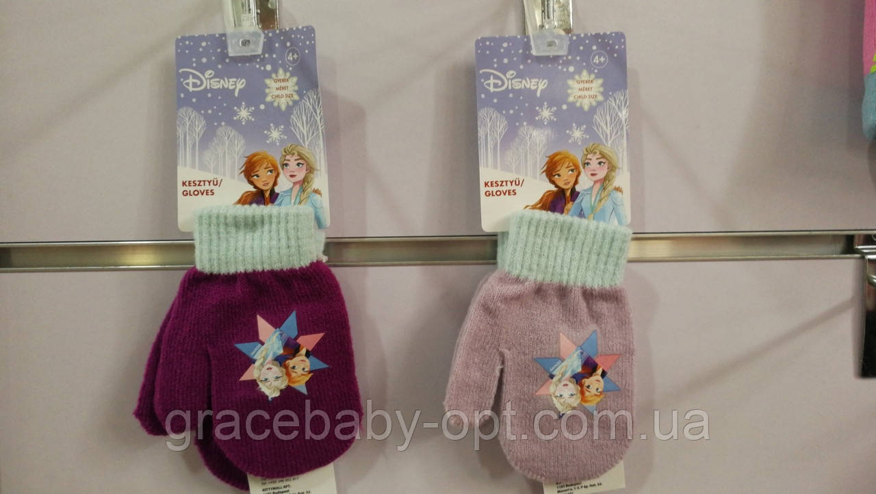 Рукавички для дівчат оптом, DISNEY, № FR-GLOVES-147
