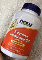 Масло примулы вечерней NOW Evening Primrose Oil 500 мг 250 капсул