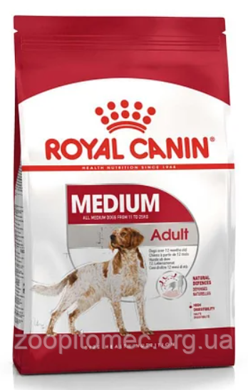 Сухий корм Royal Canin (Роял канін) MEDIUM ADULT для дорослих собак середніх порід, 4 кг