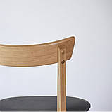 Стілець "Цюріх" Чорний/Какао-Беж (масив ясеня), фото 5