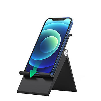 Телескопічна підставка для телефону прогумована Ugreen Adjustable Portable Stand (чорна) LP247