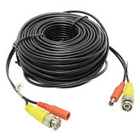 Кабель BNC-DC 20м, BNC-power для камер відеоспостереження, 5.5x2.1