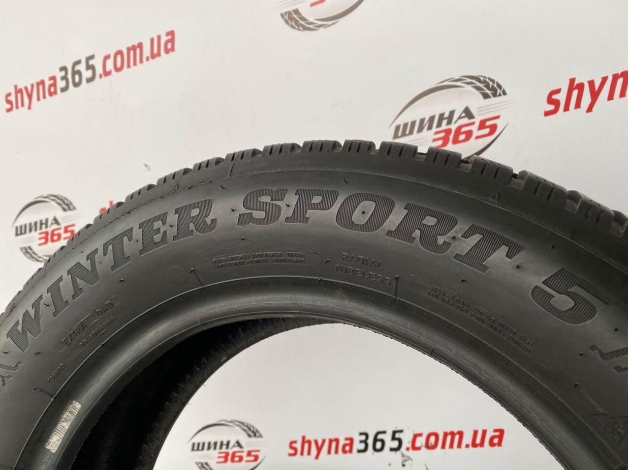 Шины бу зимова 205/60 R16 DUNLOP WINTER SPORT 5 7mm, цена 1500 грн ...