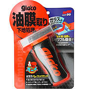 Очищувач скла SOFT99 Glaco Glass Compound Roll On, перед нанесенням захистів