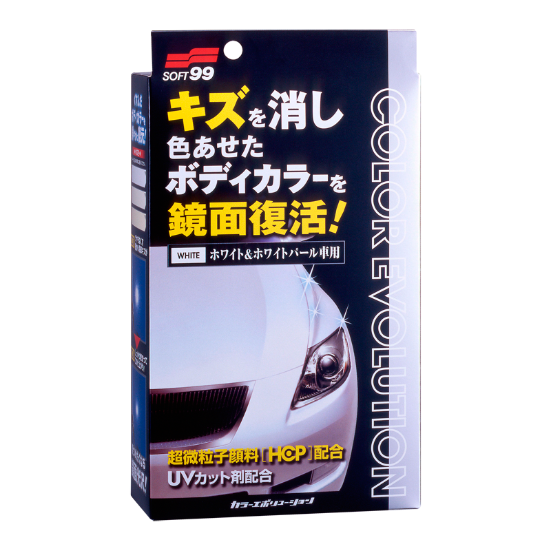 Кольорове збагачувальне  Soft99 Color Evolution White & White Pearl 100мл — для білих автомобілів