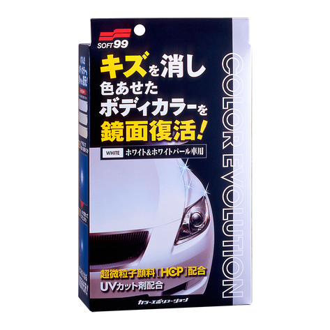 Кольорове збагачувальне  Soft99 Color Evolution White & White Pearl 100мл — для білих автомобілів, фото 1