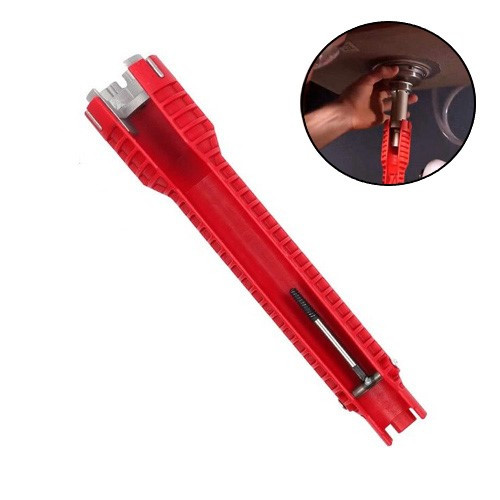 Ключ сантехнічний, універсальний, для важкодоступних місць, 8в1, фото 1