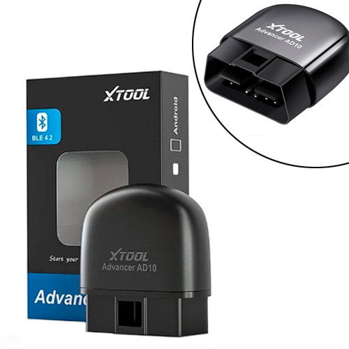Міні Bluetooth XTOOL AD10 OBD2 сканер діагностики авто, фото 1
