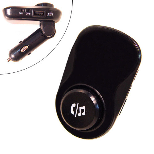 Автомобільний FM-модулятор Bluetooth 3.0 Handsfree 2x USB MicroSD, CAR78, фото 1
