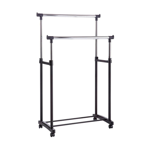 Підлогова стійка вішак для одягу M до 30кг, 80x37x155см регульована, фото 1