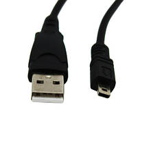 Кабель USB - Mini-B 8pin Nikon UC-E6 D5100 P50 Olympus CB-USB7 FE-20, h07