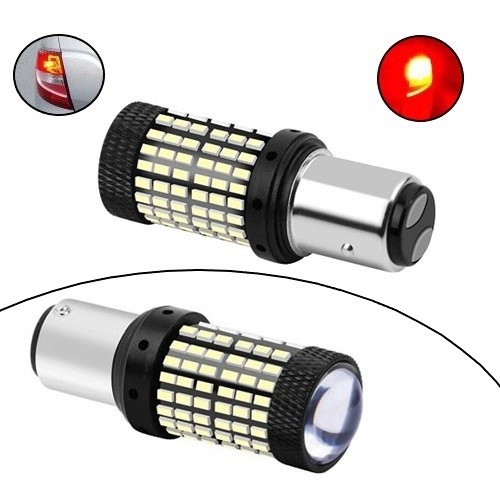 LED 1157 BAY15D P21 лампа в автомобіль, 144 SMD 2814, білий