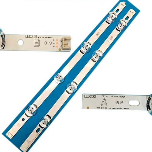 LED планка лампа підсвітки РК ТБ 39 LG Innotek DRT 3.0 39 A/B, 8шт комплект, фото 1