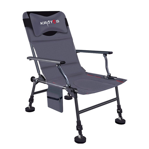 Крісло фідерне для рибалки, складне з подушкою і чохлом, Kratos, фото 1