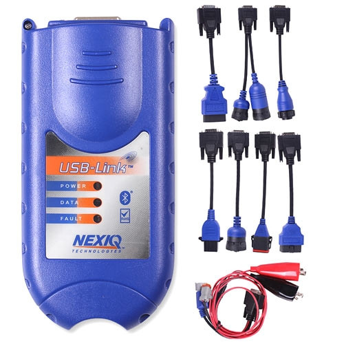 Nexiq 125032 USB Link і Bluetooth сканер діагностики вантажних авто, фото 1