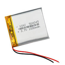 Акумулятор 504045 Li-pol 3.7В 1000мАг для RC моделей DVR GPS MP3 MP4