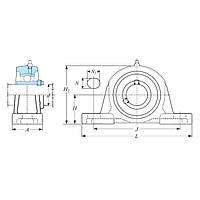 Подшипник UCP 209 ZKL (Чехія)