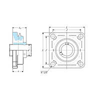 Корпус с подшипником UCF 216 KOYO