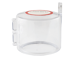 Блокатор E-SQUARE для кнопки до 50 мм універсальний прозорий (Індія)