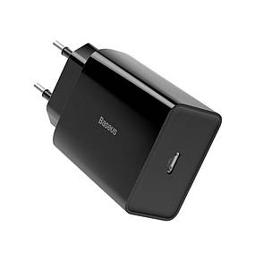 Зарядний пристрій (зарядка) для телефону Baseus Speed Mini Quick Charger 3 А Чорний (CCFS-SN01), фото 1