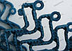 Килимок протиковзний Хвиля-10 для ванних кімнат, душових 40х60 см, Синій, фото 2