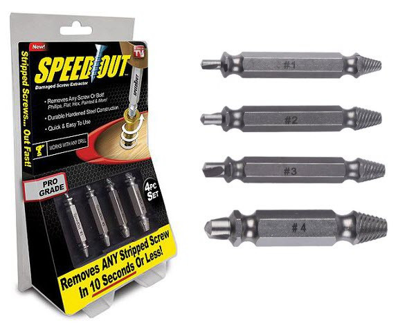Набір насадок для викручування пошкоджених саморізів, шурупів Speed Out, фото 1