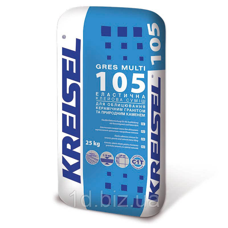 KREISEL 105 GRES-MULTI Клей для керамограніту (25 КГ)