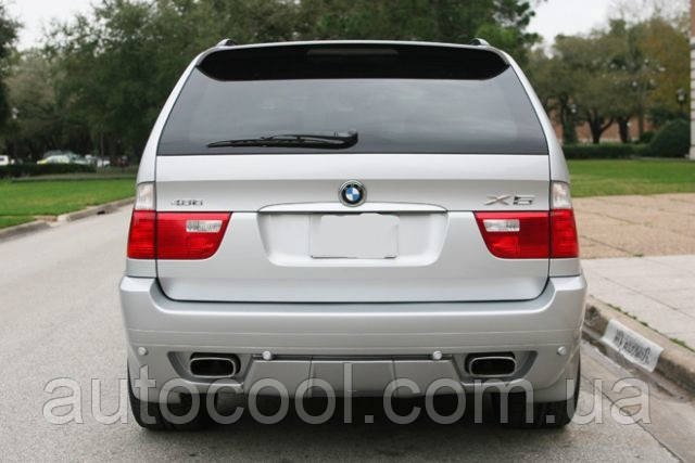 Задній бампер BMW X5 E53 1999-2006 г. у стилі Aero, фото 1
