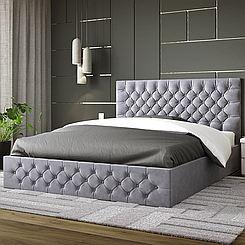 Ліжко м'яке з високим узголів'ям Каліфорнія