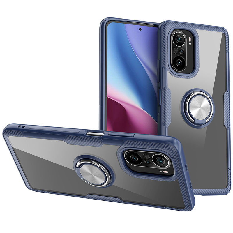 TPU+PC чохол Deen CrystalRing for Magnet (opp) для Xiaomi Redmi K40/K40 Pro/K40 Pro+/Poco F3/Mi 11i TPU+PC, Кільце-тримач,