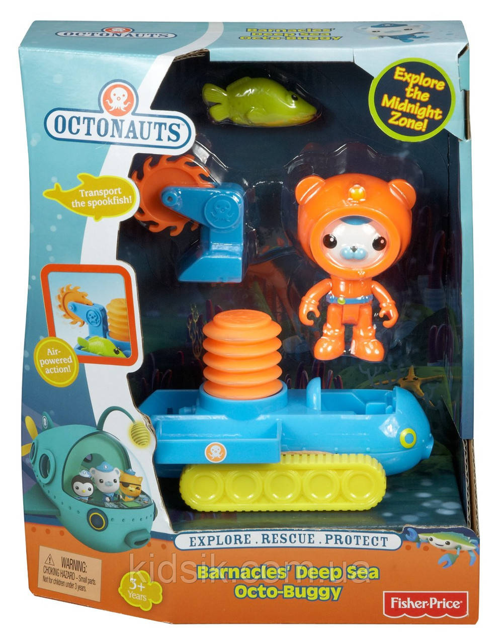 Іграшки "Октонавты" Fisher-Price Octonauts Barnacles' Deep Sea Single-Buggy Play Set