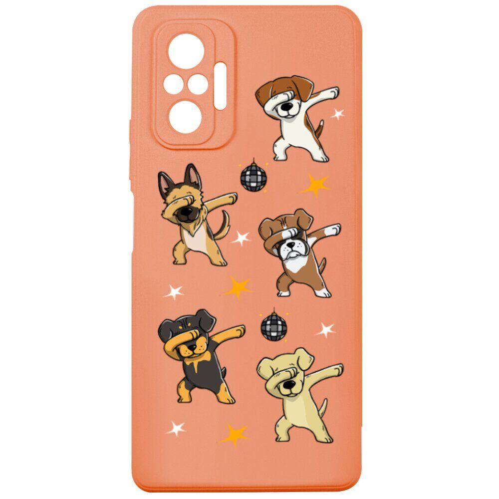 Apple iPhone 11 Pro Max Чохол-накладка MiaMI Cartoon Dogs #8 Orange