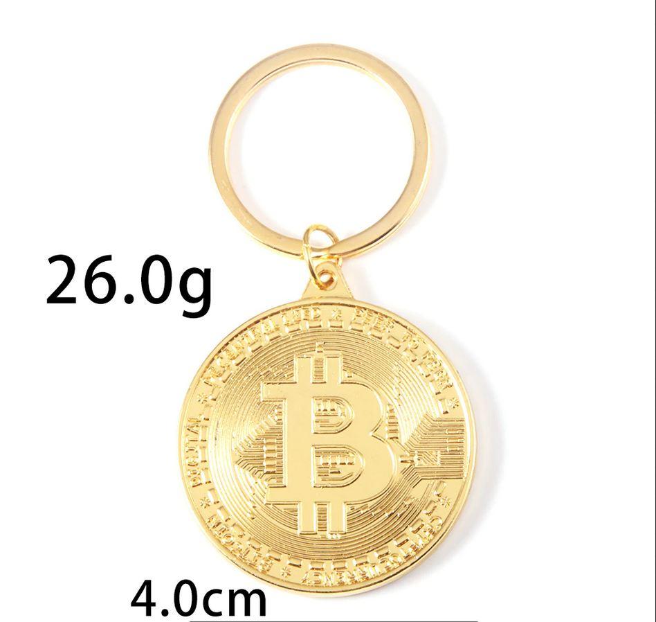 Брелок в виде монеты Биткоин Bitcoin Подарок мужчине бизнес-сувенир - фото 3 - id-p1478205171
