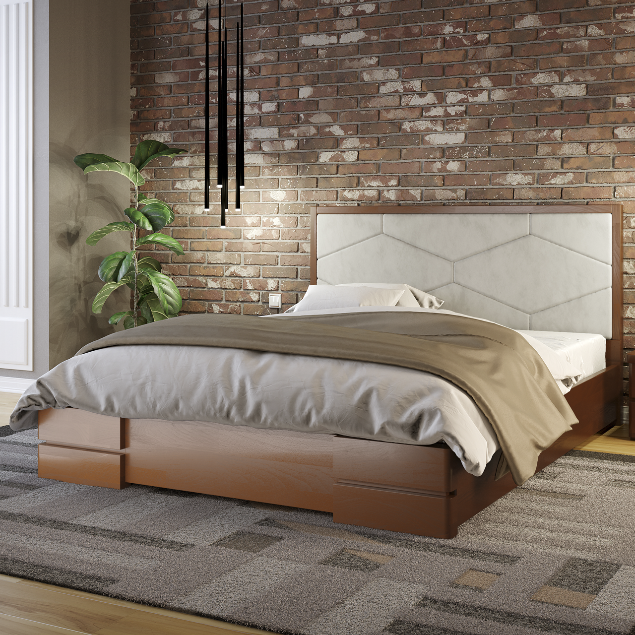 Ліжко дерев'яне Сельвія, фото 1