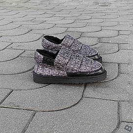 Короткі угги автоледи дутки UGG зима перламутр барвисті