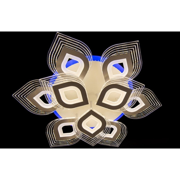 LED люстра світильник з пультом і підсвічуванням Linisoln 2728-6+3 WH