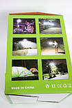 Кемпінговий ліхтарик на сонячній батареї JD-2022 Лампа Ліхтар для кемпінгу, фото 3