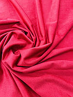 Замш колір червоний (ш. 140 см), полегшень для пошиття одягу, оздоблення, виробів.