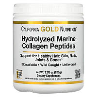 California Gold Nutrition Hydrolyzed Marine Collagen Peptides 200 г (4384303742)