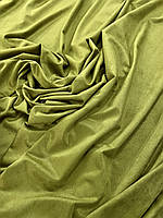Замш колір гірчичний (ш. 140 см), для пошиття одягу, оздоблення, виробів, костюмів.