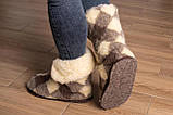 Чуні високі, капці з овечої вовни Квадро-7 100TM 35-45р, фото 5