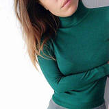 Гольф водолазка жіночий батал комір відворот 57293, фото 7