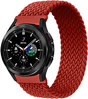 Ремешок Solo Loop для Galaxy Watch 4 Classic 46mm (145 мм) Красный