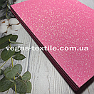 Фоміран глітерний (формат листя А4) Рожевий, фото 2