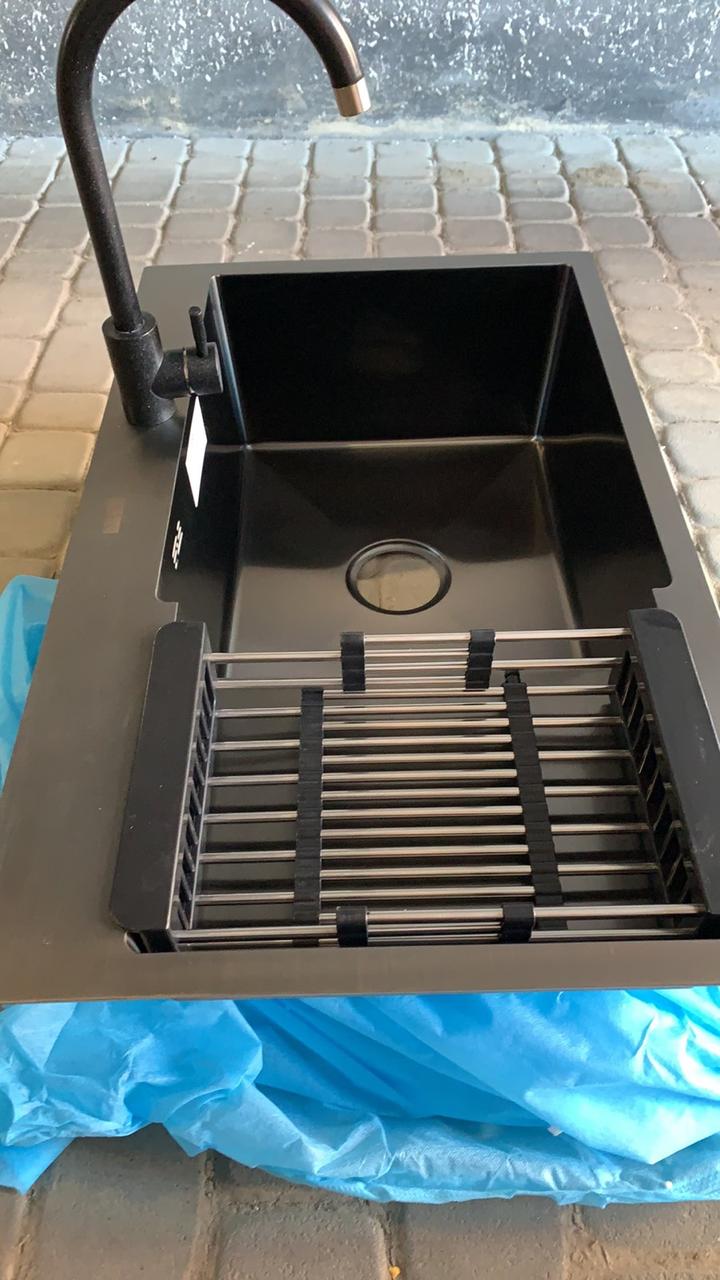 Мийка врізна kraft HS 7848AR(права) BLACK (чорна) з нержавіючої сталі, товщина сталі 3мм. (ID#1415728096), ціна: 6620 ₴, купити на Prom.ua Мийка врізна kraft HS 7848AR(права) BLACK (чорна) з нержавіючої сталі, товщина сталі 3мм. (ID#1415728096), ціна: 6620 ₴, купити на Prom.ua
