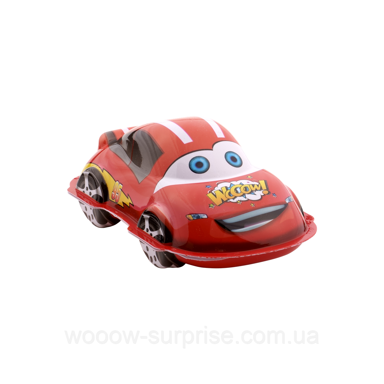 Машинка пластикова з цукерками та сюрпризом для дівчинки та хлопчика Lucky car