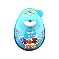 Яйце пластикове з цукерками та сюрпризом для хлопчика Crazy egg, фото 3
